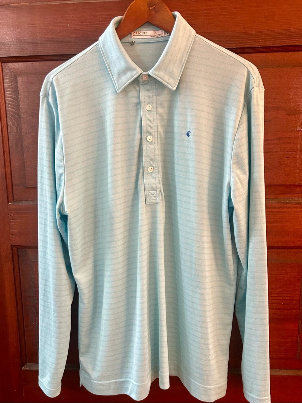 Criquet Men’s Long Sleeve Range Polo🔥🔥New WithOUT Tags🔥🔥Size Large